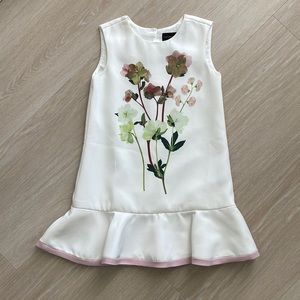 Victoria Beckham white floral dress
